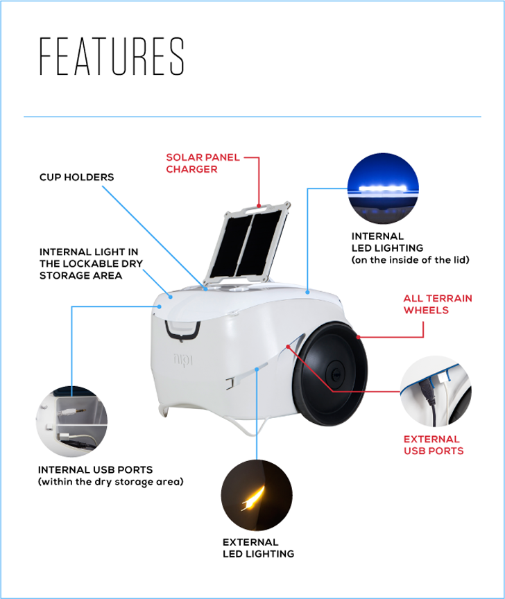 nipi smart cooler 3D printing