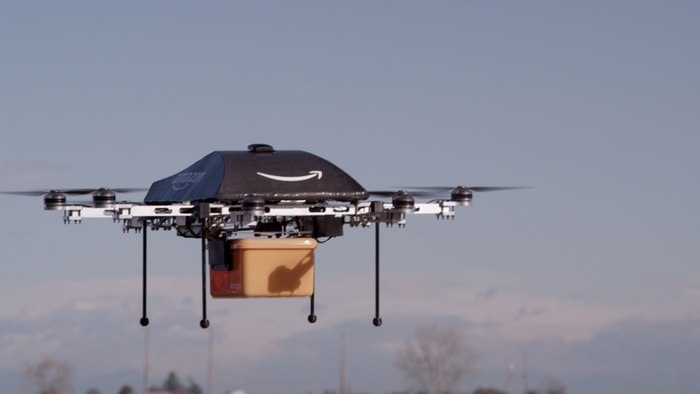 According to Amazon CEO Jeff Bezos, the drones will deliver packages to customers within 30 minutes ...